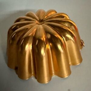 Vintage Round,Copper,Jello Mold